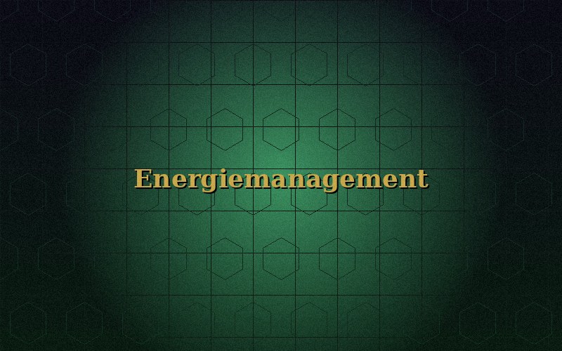 Energiemanagement Smart Home